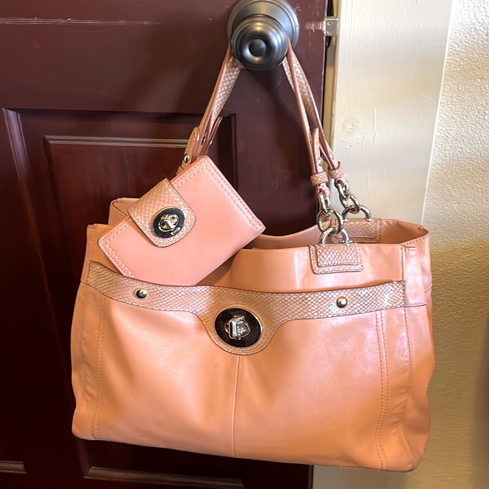 Coach Purse with Matching Wallet